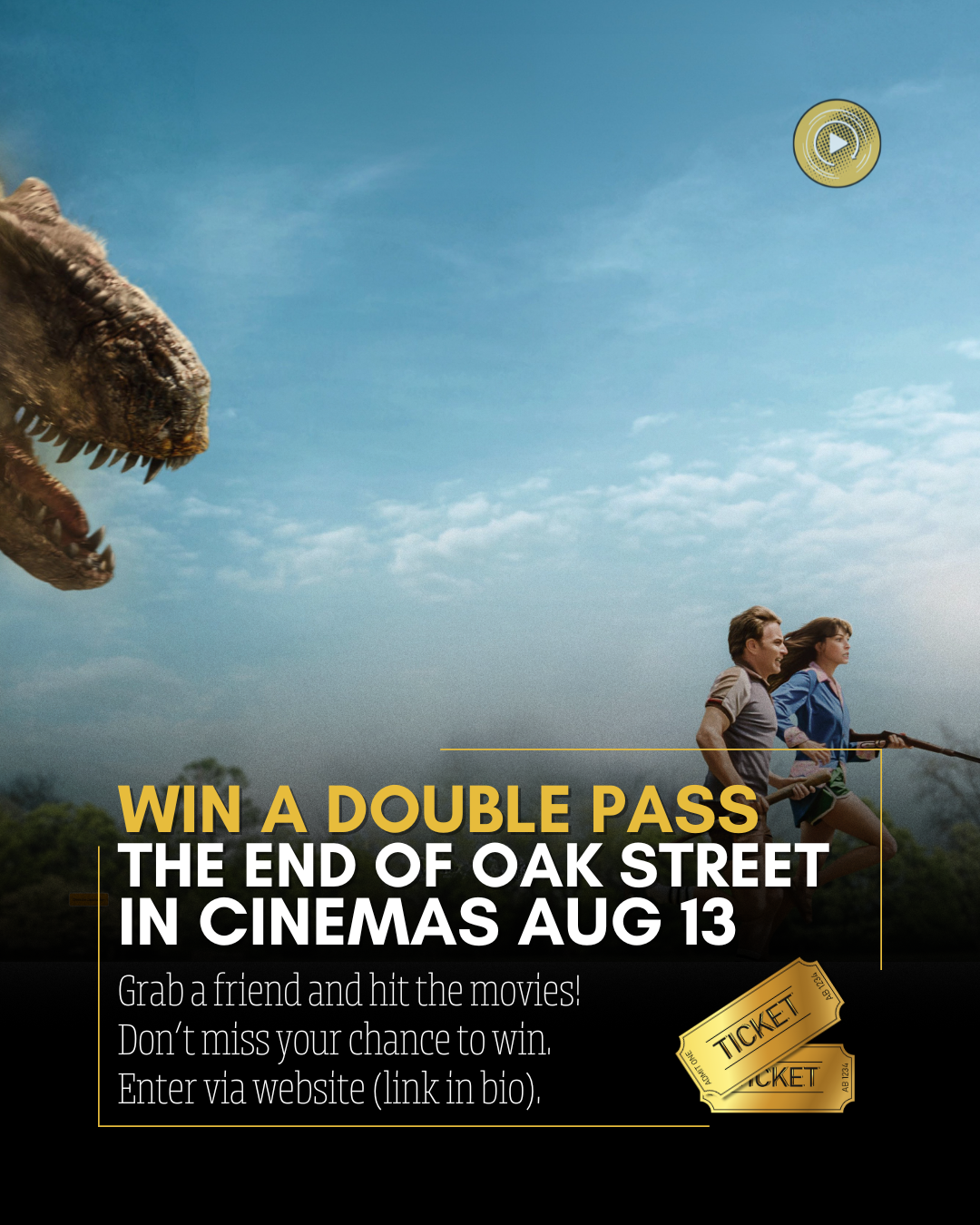 Win A Double Pass To The End of Oak Street