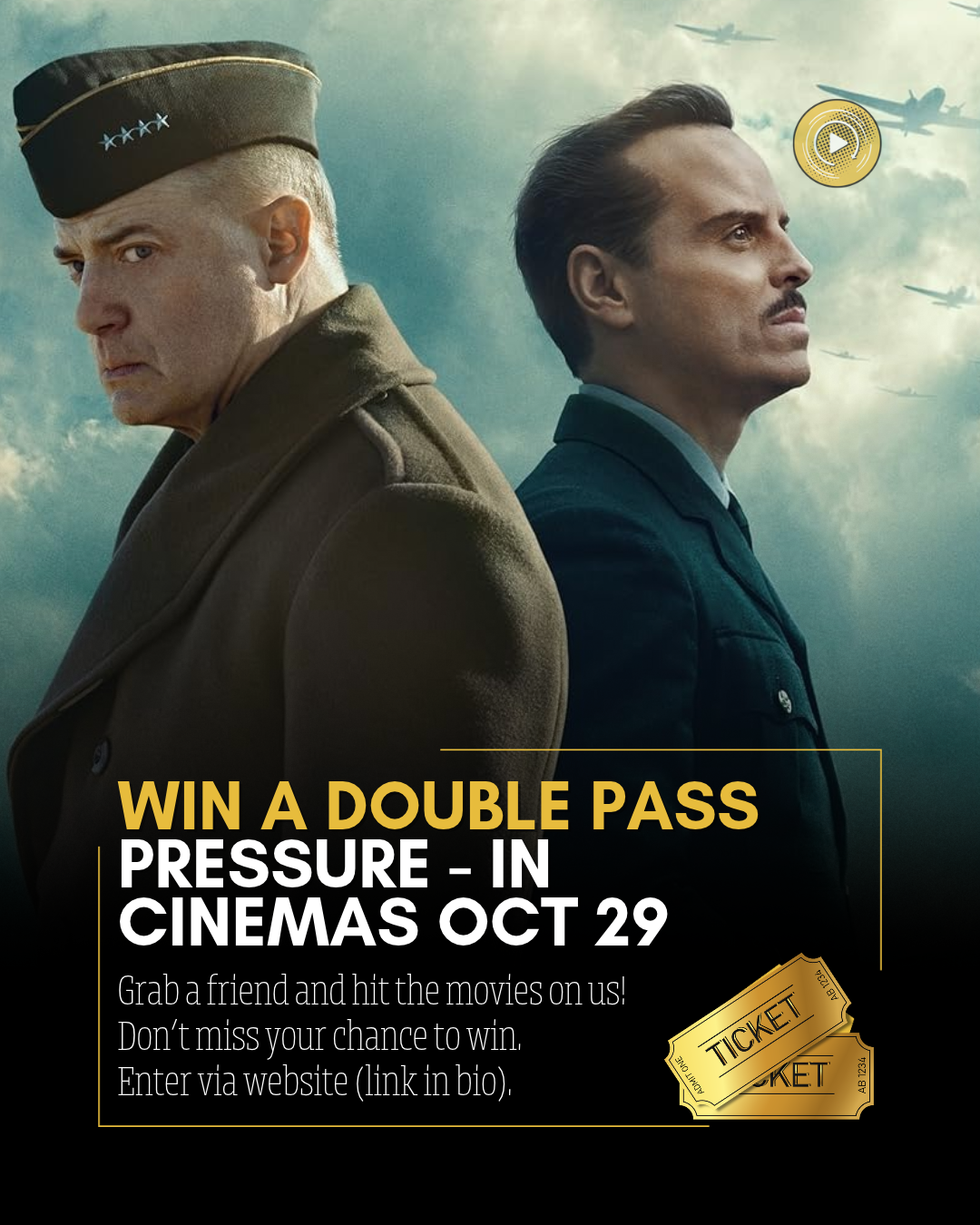 Win A Double Pass To Pressure